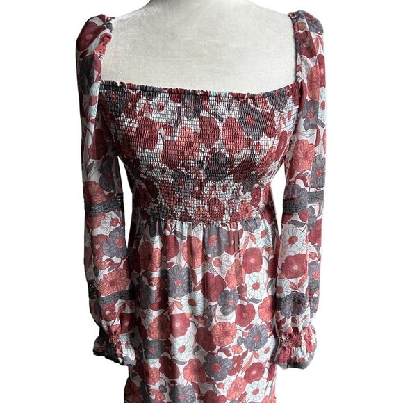 ARITZIA Wilfred Floral Grace Midi Dress US S - Picture 4 of 10